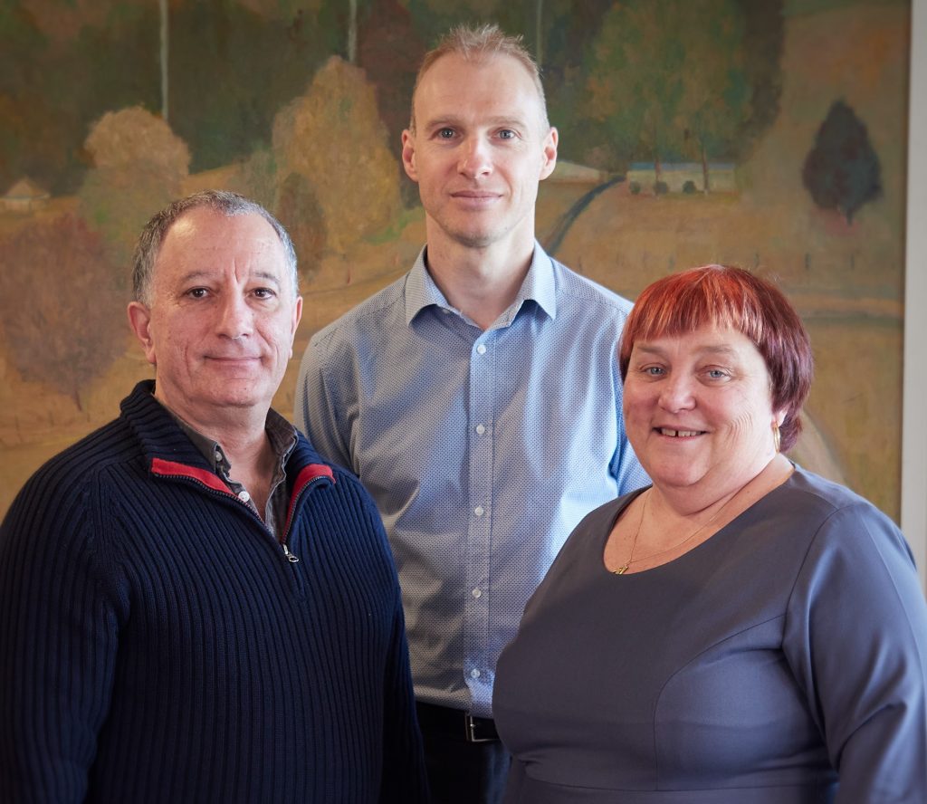 IELLEN staff members, pictured L to R, Andrew Neophytou, Dennis Cindric and Tracey Fenton